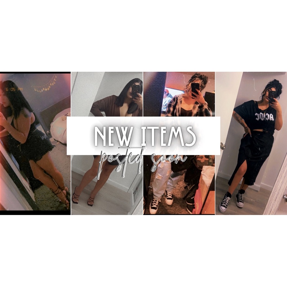 New items will be uploaded soon ✨🖤